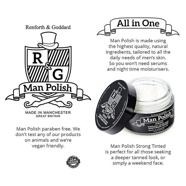 Man Polish Strong Tint Moisturiser 50ml