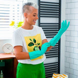 Marigold Medium Bathroom Gloves   1pair