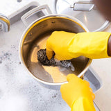 Marigold Scrunchie Stainless Steel Scourers   3 per pack