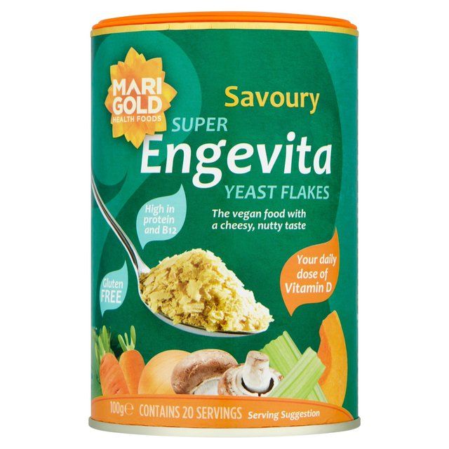 Marigold Super Engevita Yeast Flakes with Vitamin D &amp;amp; B12   100g