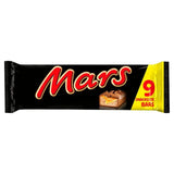 Mars Caramel Nougat &amp;amp; Milk Chocolate Snack Size Bars Multipack   9 x 33.8g