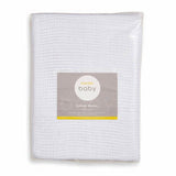 Martex Baby Cotton Leno Weave Cellular Blanket Small Grey White