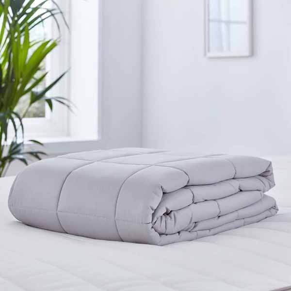 Martex Health &amp;amp; Wellness Grey Weighted Blanket 4.5kg