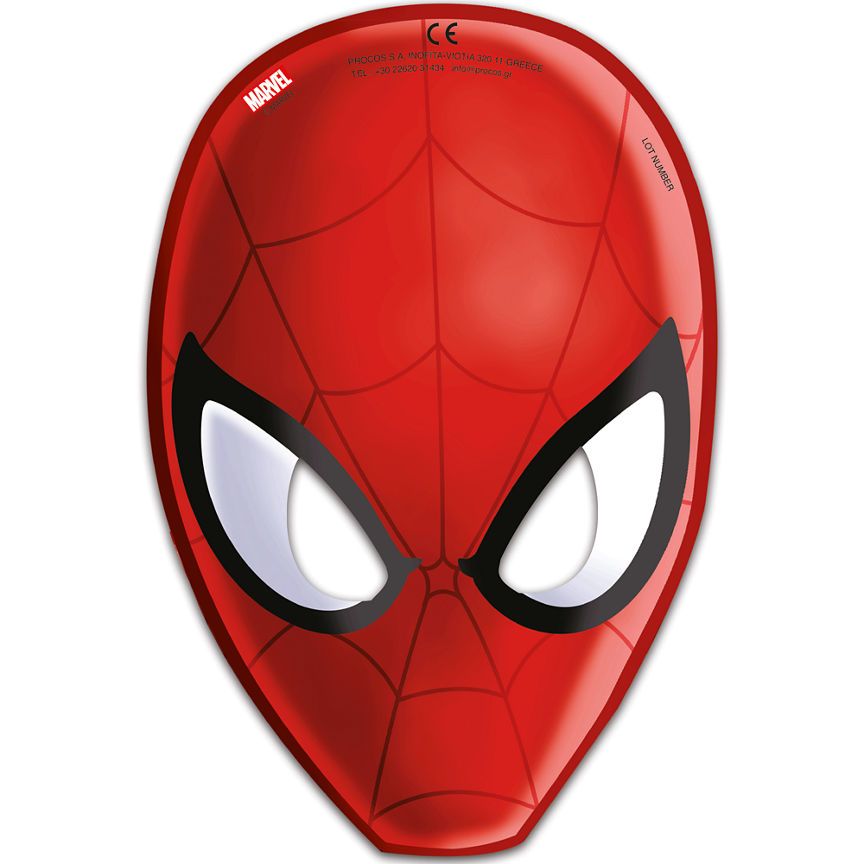 Marvel 6 Spider-Man Masks