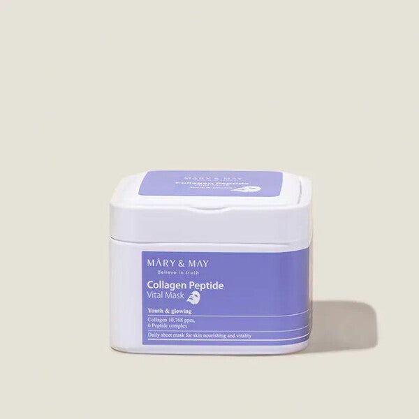 MARY &amp;amp; MAY Cica Collagen Peptide Vital Mask