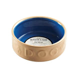 Mason Cash Lettered Cane &amp;amp; Blue Dog Bowl 18cm