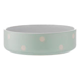 Mason Cash Polka Dot Sage Pet Bowl