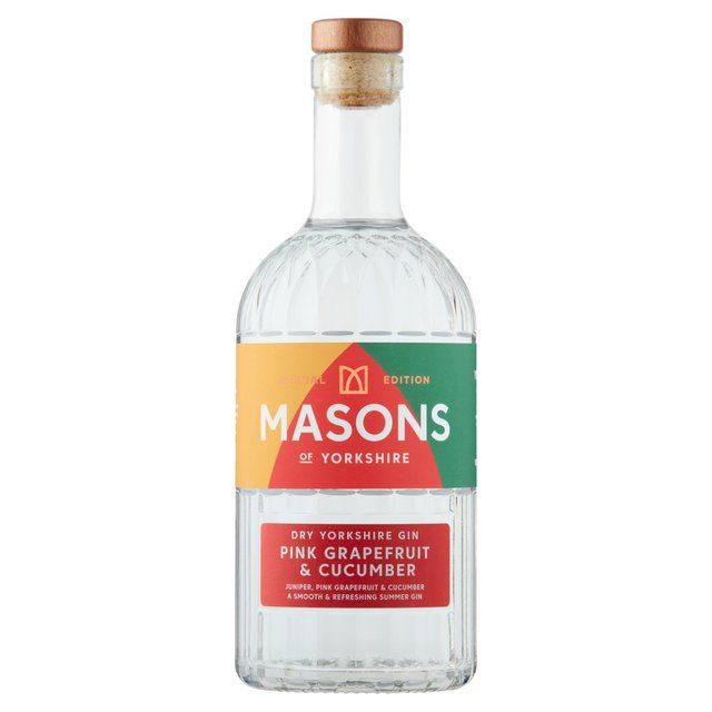 Masons of Yorkshire Pink Grapefruit &amp;amp; Cucumber Gin   70cl