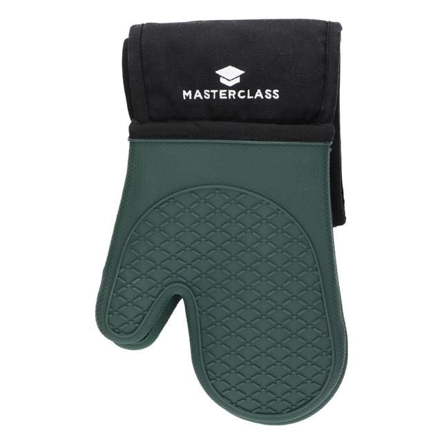 MasterClass Silicone Double-Sided Oven Glove Green