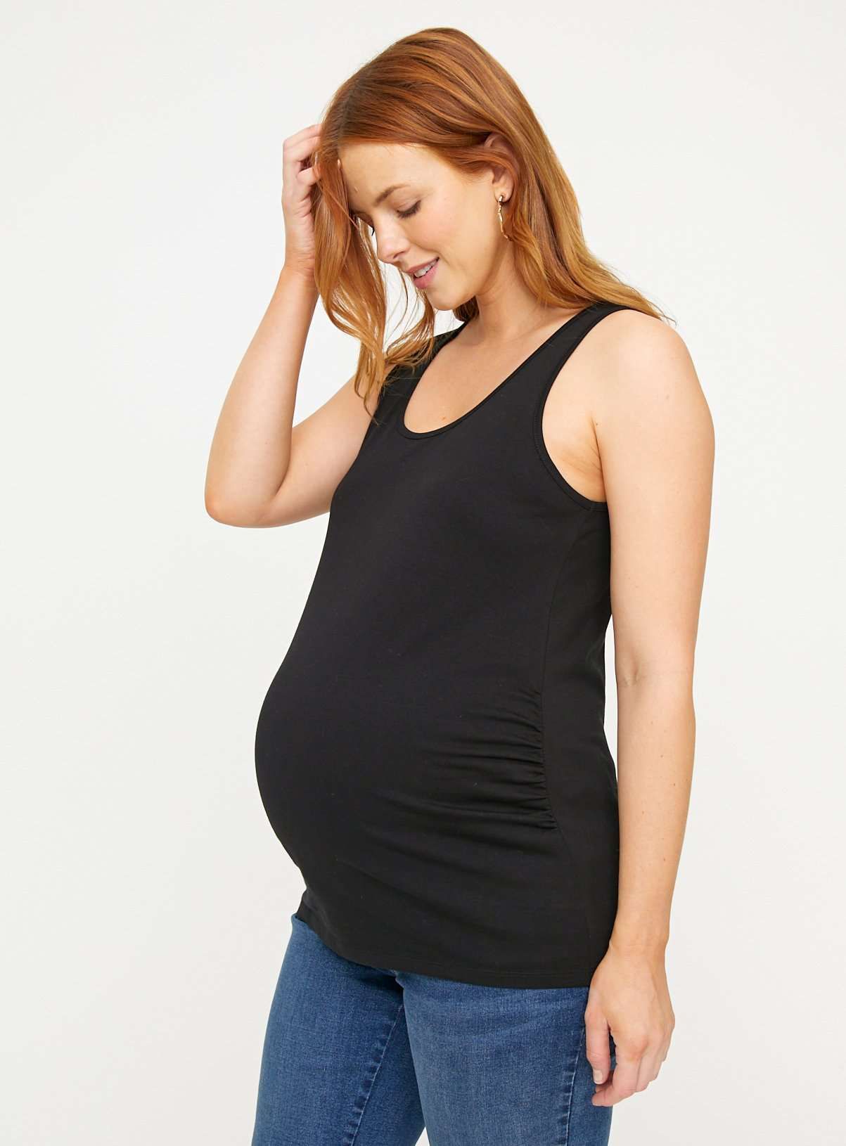 MATERNITY Plain Sleeveless Vest Top 2 Pack  22