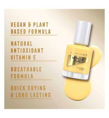 Max Factor Miracle Pure Nail Polish - Lemon Tea