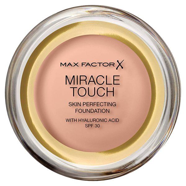 Max Factor Miracle Touch Foundation 45 Warm Almond Blushing Beige 055