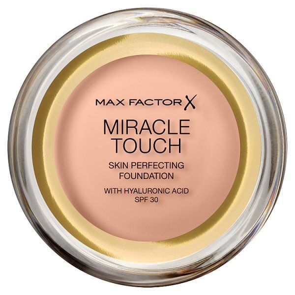 Max Factor Miracle Touch Foundation 45 Warm Almond Creamy Ivory 040