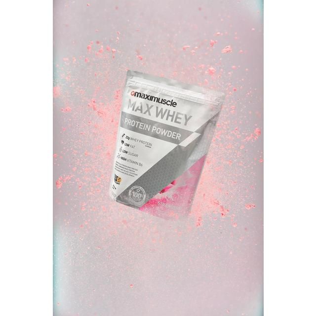 Maximuscle Strawberry Max Whey Protein Powder    420g