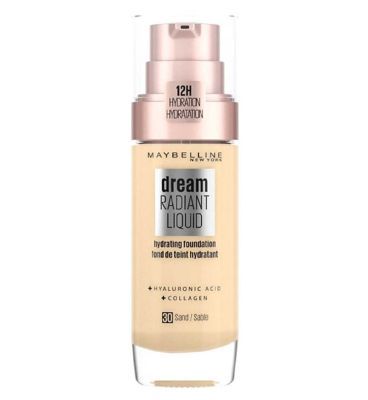 Maybelline Dream Radiant Liquid Hydrating Foundation with Hyaluronic Acid and Collagen