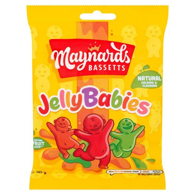 Maynards Bassetts Jelly Babies Sweets Bag   165g