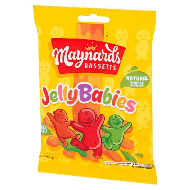 Maynards Bassetts Jelly Babies Sweets Bag   165g