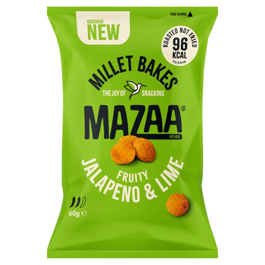 Mazaa Millet Bakes Fruity Jalapeno &amp;amp; Lime 60g