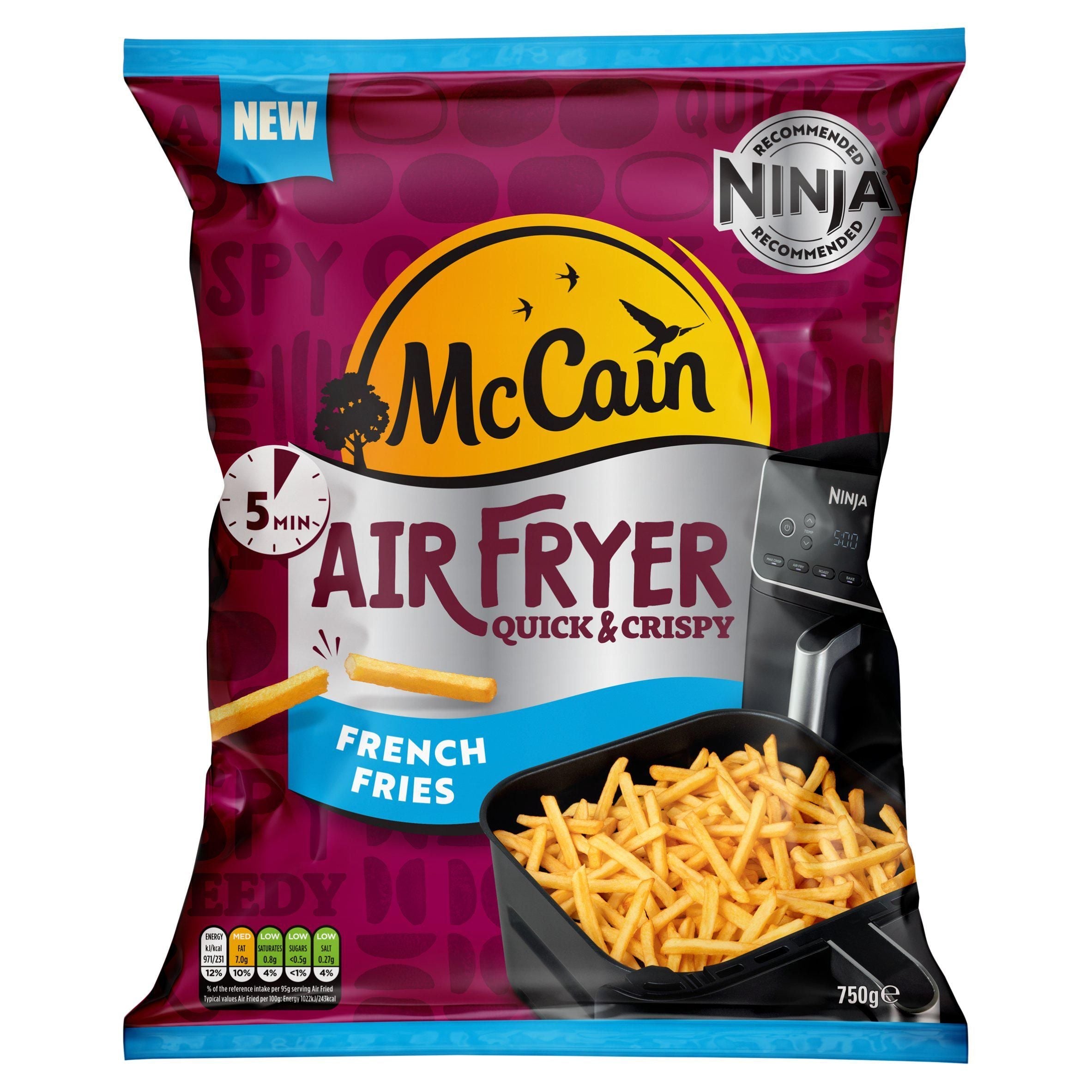 McCain Air Fryer Quick &amp;amp; Crispy French Fries 750g
