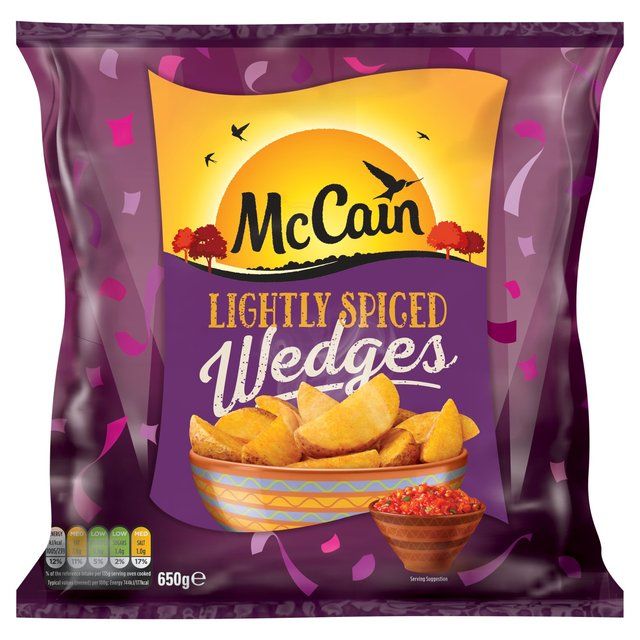 McCain Lightly Spiced Potato Wedges   650g