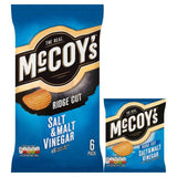 McCoy's Salt &amp;amp; Malt Vinegar Multipack Crisps   6 per pack