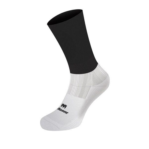 McKeever Adult Pro Mid Calf Socks (7-11) Black/White / 300.0EA