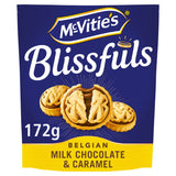 McVitie's Blissfuls Belgian Milk Chocolate &amp;amp; Caramel Biscuits 172g