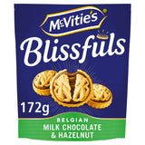 McVitie's Blissfuls Belgian Milk Chocolate &amp;amp; Hazelnut Biscuits 172g