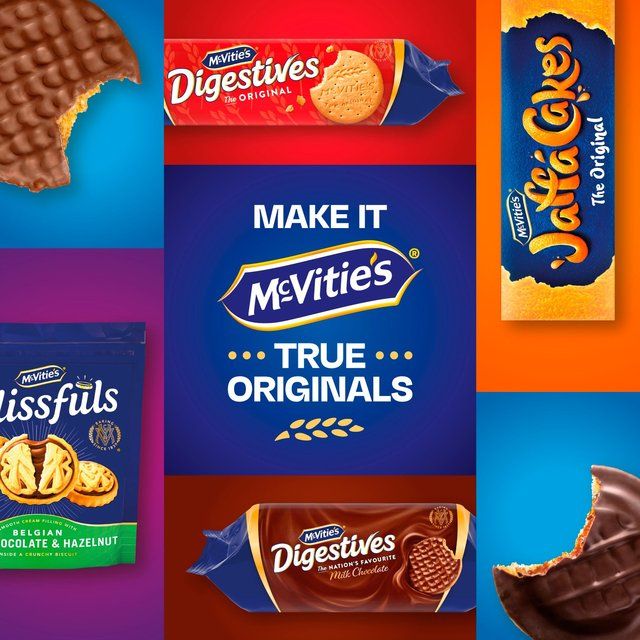 McVitie's Blissfuls Belgian Milk Chocolate &amp;amp; Hazelnut Biscuits    172g