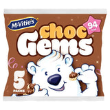 McVitie's Iced Gems Chocolate Multipack Biscuits   5 x 19g