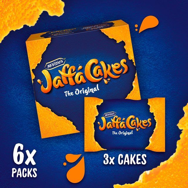 McVitie's Jaffa Cakes Original Biscuits Snack Pack 6 x 3 Cakes   198g