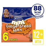 McVitie's Mini Gingerbread Men Multipack Biscuits   6 x 25g