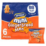 McVitie's Mini Gingerbread Men Multipack Biscuits   6 x 25g