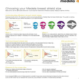 Medela Medium Contact Nipple Shields with Case   2 per pack