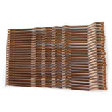Medium Kirby Grips Brown 6.3cm   24 per pack