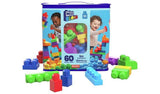 Mega Bloks 60 Piece First Builders Big Building Bag- Classic