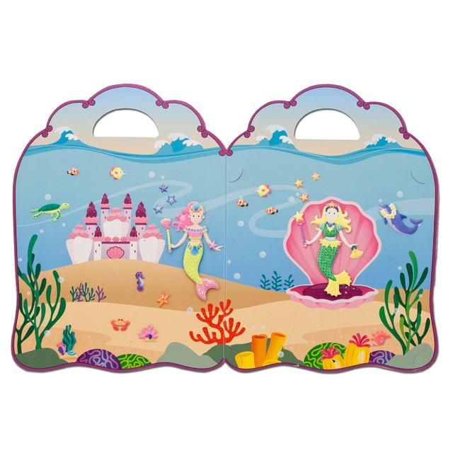Melissa &amp;amp; Doug Reusable Stickers Mermaid 4yrs+