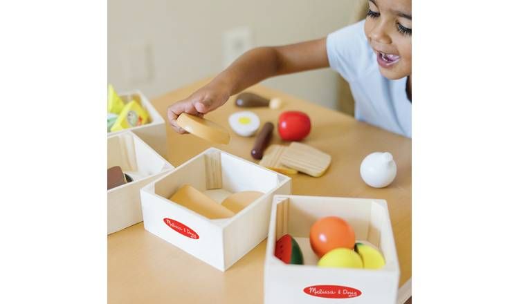 Melissa &amp;amp; Doug Sturdy Wooden Food Set
