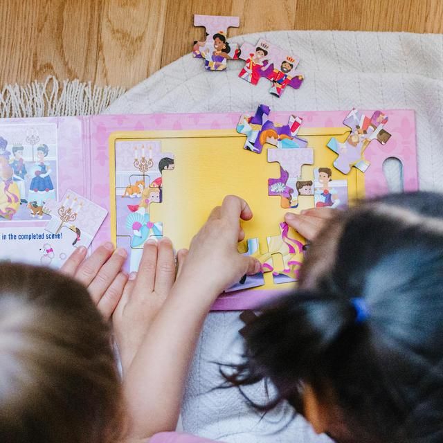 Melissa &amp;amp; Doug  Take Along Magnetic Jigsaw Puzzles - Princesses