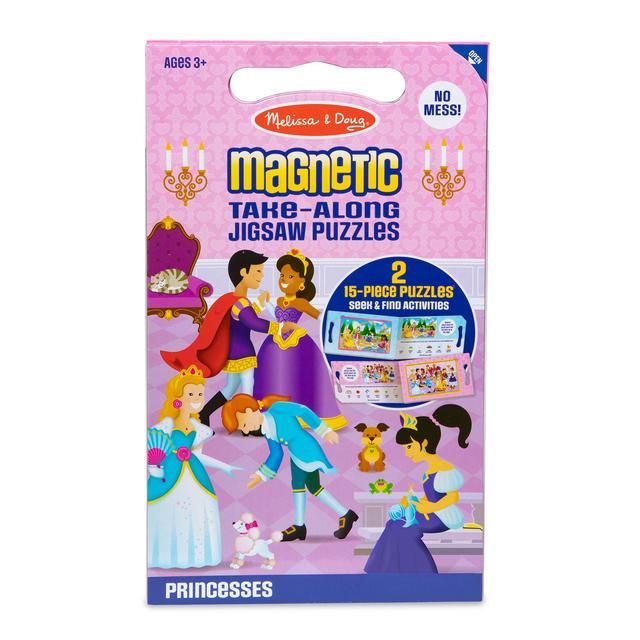 Melissa &amp;amp; Doug  Take Along Magnetic Jigsaw Puzzles - Princesses