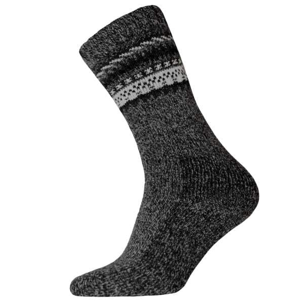 Mens Nordic Heavy Gauge Boot Socks (UK 6-11) Charcoal / 1EA