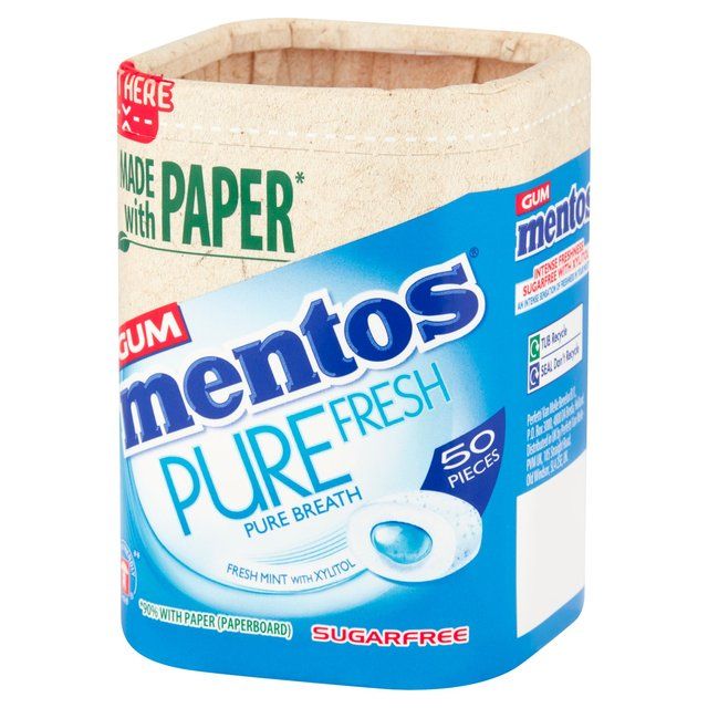 Mentos Gum Pure Fresh Freshmint Chewing Gum   100g