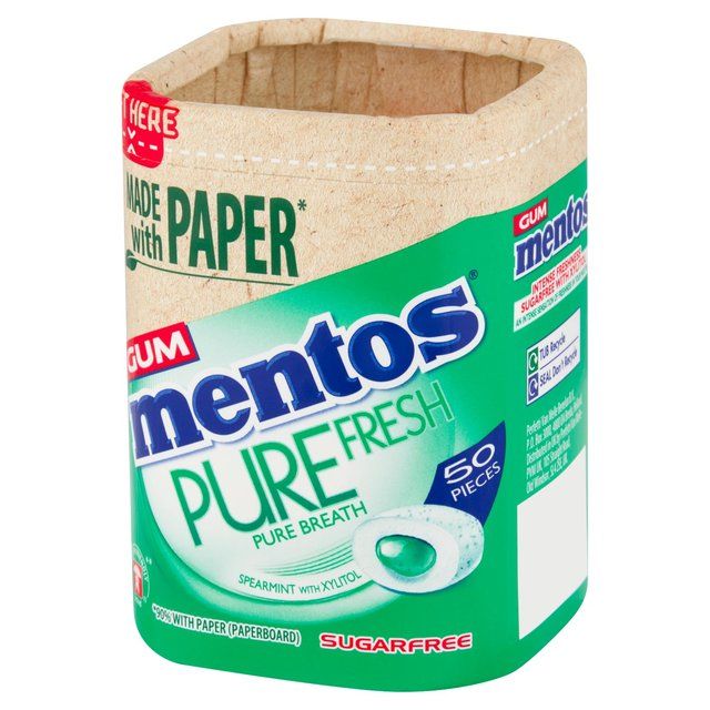 Mentos Gum Pure Fresh Spearmint Chewing Gum   100g