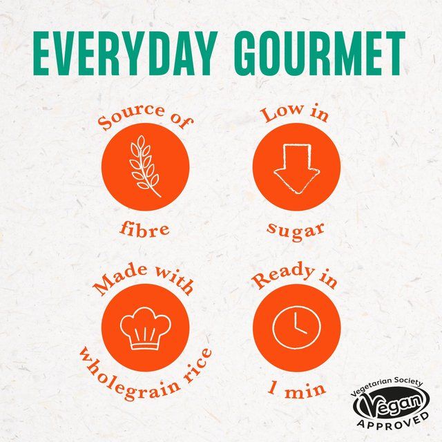 Merchant Gourmet Coconut &amp;amp; Lime Wholegrain &amp;amp; White Microwave Rice    250g