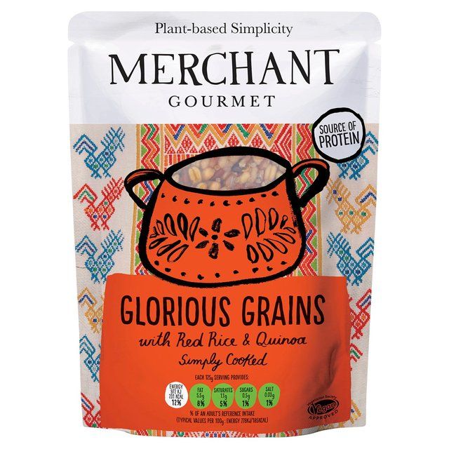 Merchant Gourmet Glorious Grains with Red Rice &amp;amp; Quinoa   250g