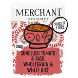 Merchant Gourmet SunBlush Tomato &amp;amp; Basil Wholegrain &amp;amp; White Microwave Rice    250g