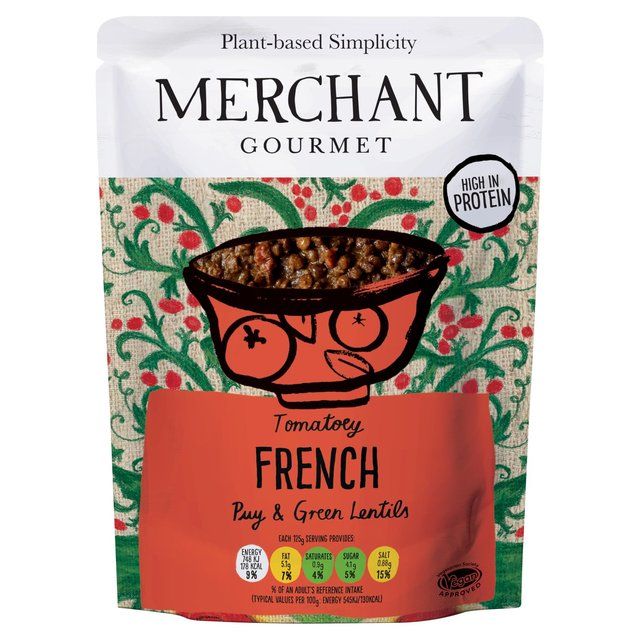 Merchant Gourmet Tomatoey French Puy &amp;amp; Green Lentils    250g