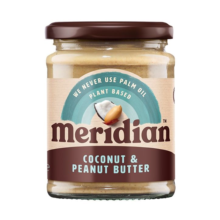 Meridian Natural Crunchy Peanut Butter No Salt 1kg Coconut &amp;amp; Peanut