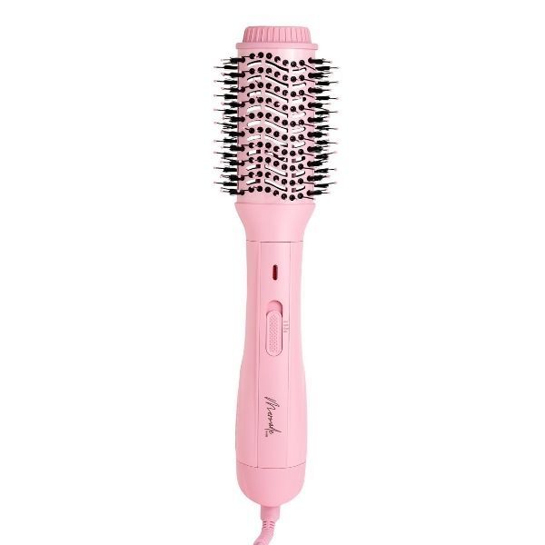 Mermade Hair Blow Dry Brush Pink Style And Dry In One