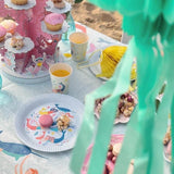 Mermaid Recyclable Paper Party Plates   8 per pack